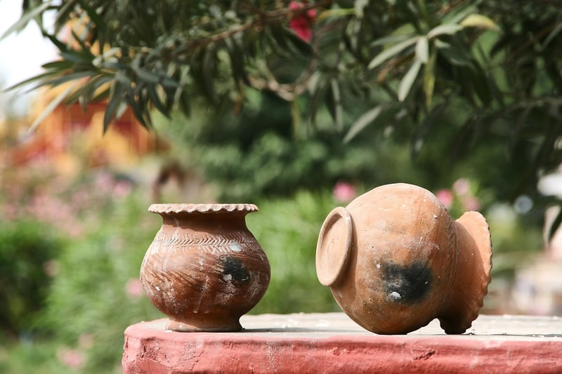 Hand-Painted Terracotta Pots